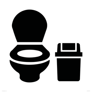 I066 WC toilet with Sanitary Bin 